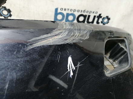 AA045536; Бампер передний; под паркт.; под омыват. (4L0 807 437) для Audi Q7 I (2005-2010)/БУ; Оригинал; Р1, Мелкий дефект; 