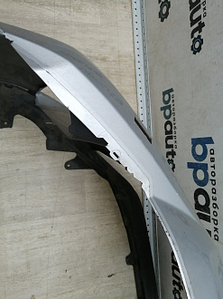 AA044917; Бампер передний; без паркт.; под омыват. (52119-0R180) для Toyota Rav4 40 рест. (2015 — 2019)/БУ; Оригинал; Р1, Мелкий дефект; 