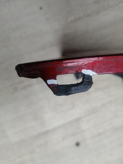 AA046200; Бампер передний; под паркт.; под омыват. (GSH7-50031) для Mazda 6 III (GJ) рест. 2 (2018-2024)/БУ; Оригинал; Р1, Мелкий дефект; 