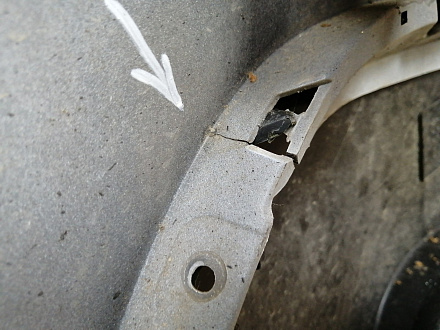 AA044918; Бампер передний; под паркт.; под омыват. (95122388) для Opel Mokka (2012 - 2015)/БУ; Оригинал; Р1, Мелкий дефект; 