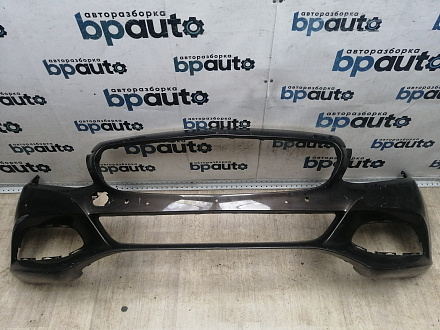 AA045460; Бампер передний; под паркт.; без омыват. (A2058800125) для Mercedes-Benz C-klasse IV (W205) (2014-2018)/БУ; Оригинал; Р1, Мелкий дефект; 