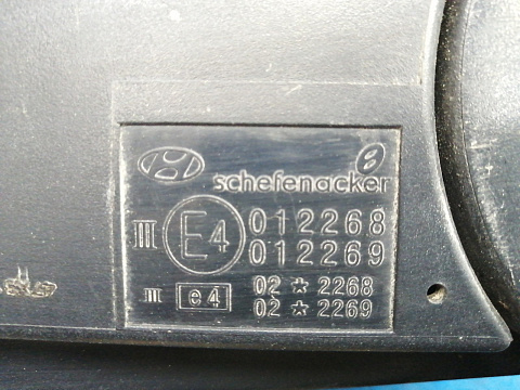 Фотография детали AA035002; Зеркало правое, 5 контактов (87620-2E560) для Hyundai Tucson I (2004-2010)/БУ; Оригинал; Р2, Удовлетворительное; . Фото номер 9