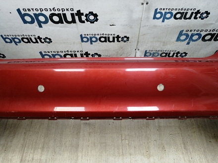 AA046122; Бампер задний; под паркт. (86611-4Y000) для Kia Rio III Sedan (2011- 2015)/БУ; Оригинал; Р1, Мелкий дефект; 