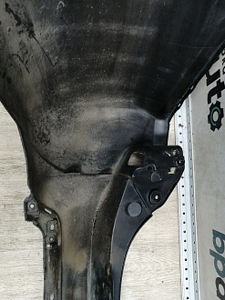 AA044862; Бампер задний; без паркт. (6410D125) для Mitsubishi Pajero Sport III (2015-2020)/БУ; Оригинал; Р1, Мелкий дефект; 