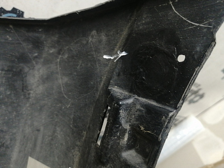 AA045951; Бампер передний; под паркт.; под омыват. (52119-0E220) для Toyota Highlander III (2014 — 2016)/БУ; Оригинал; Р1, Мелкий дефект; 