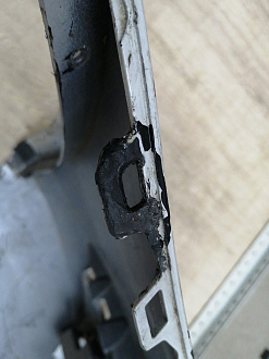 AA045625; Бампер передний; под паркт.; под омыват. (4G0 807 437) для Audi A6 C7/БУ; Оригинал; Р1, Мелкий дефект; 