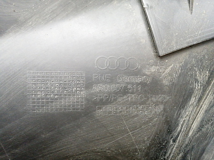 AA025859; Бампер задний; без паркт. (8R0 807 511) для Audi Q5/БУ; Оригинал; Р1, Мелкий дефект; 