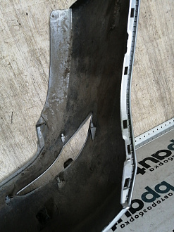 BA000141; Бампер задний; под паркт. (86611-4L500) для Hyundai Solaris I рест. Sedan (2014- 2016)/БУ; Оригинал; Р1, Мелкий дефект; 