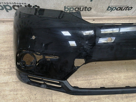 AA036402; Бампер передний; под паркт.; без омыват. (52119-0E914) для Toyota Highlander II рест. (2010 - 2013)/БУ; Оригинал; Р1, Мелкий дефект; 