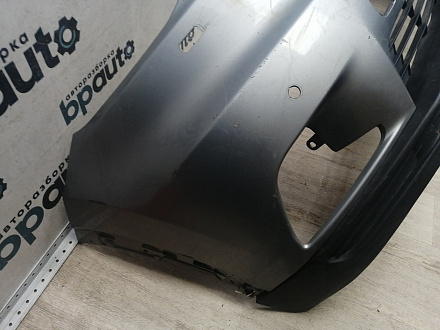 AA045986; Бампер передний; под паркт.; под омыват. (52119-0E220) для Toyota Highlander III (2014 — 2016)/БУ; Оригинал; Р1, Мелкий дефект; 