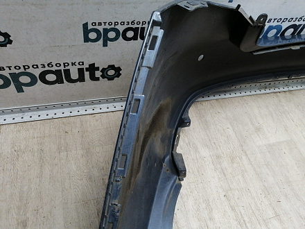 AA046123; Бампер задний; под паркт. (86611-4Y000) для Kia Rio III Sedan (2011- 2015)/БУ; Оригинал; Р1, Мелкий дефект; 