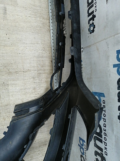 AA046104; Бампер передний, AMG; под паркт.; под омыват. (A1668803140) для Mercedes-Benz M-klasse III (W166) (2011-2015)/БУ; Оригинал; Р1, Мелкий дефект; 