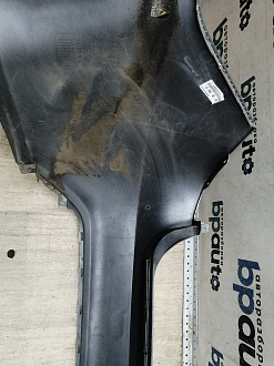 AA046119; Бампер задний; без паркт. (86611-4Y000) для Kia Rio III Sedan (2011- 2015)/БУ; Оригинал; Р1, Мелкий дефект; 