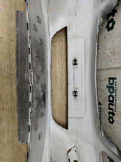 AA033842; Бампер передний; без паркт.; без омыват. (13247273) для Opel Zafira B рест. (2008 - 2014)/БУ; Оригинал; Р1, Мелкий дефект; 