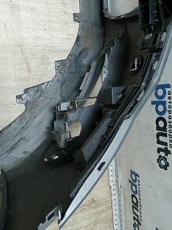 BA000165; Бампер передний; под паркт.; под омыват. (4G0 807 437) для Audi A6 C7/БУ; Оригинал; Р1, Мелкий дефект; 