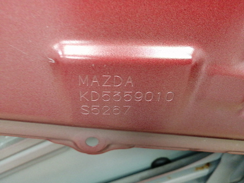 Фотография детали AA037125; Дверь передняя левая (KD53-59010) для Mazda CX-5/БУ; Оригинал; Р2, Удовлетворительное; . Фото номер 22