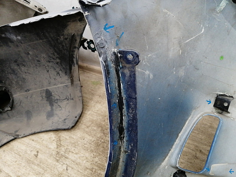 Фотография детали AA026396; Бампер передний; под паркт.; без омыват. (AV11-17757-AC) для Ford B-MAX (2012-2018)/БУ; Оригинал; Р1, Мелкий дефект; . Фото номер 14
