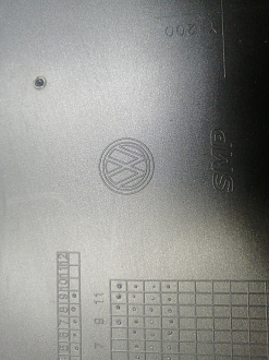 AA046057; Бампер задний; под паркт. (3G5807421) для Volkswagen Passat B8 Sedan (2015-2020)/БУ; Оригинал; Р1, Мелкий дефект; 