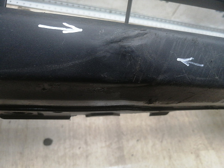 AA045755; Бампер передний; без паркт.; под омыват. (KD45-50031) для Mazda CX-5/БУ; Оригинал; Р1, Мелкий дефект; 