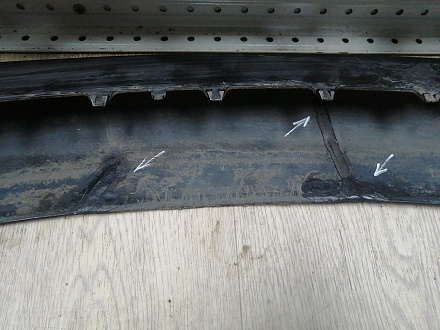 AA045935; Бампер передний; под паркт.; под омыват. (51117178068) для BMW 5 серия Е60 Е61/БУ; Оригинал; Р1, Мелкий дефект; 