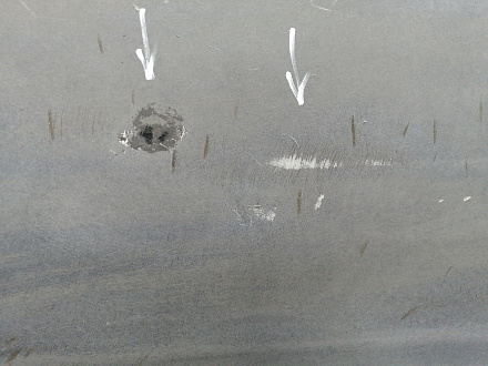 AA045802; Бампер задний; без паркт. (52159-02400) для Toyota Auris I (2007- 2010)/БУ; Оригинал; Р1, Мелкий дефект; 