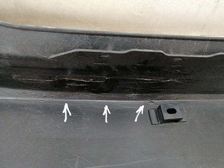 AA037701; Бампер задний; под паркт. (52159-06B80) для Toyota Camry 70 (2017 — 2021)/БУ; Оригинал; Р1, Мелкий дефект; 