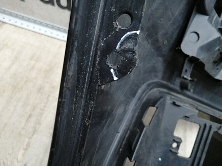 AA045632; Бампер передний, S-line; под паркт.; под омыват. (4G0 807 437 C) для Audi A6 C7/БУ; Оригинал; Р1, Мелкий дефект; 