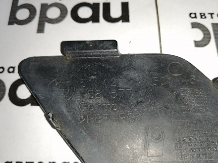 AA045320; Заглушка буксир. крюка заднего бампера (51127301464) для BMW 3 серия VI Sedan (F30) (2011-2016)/БУ; Оригинал; Р1, Мелкий дефект; 