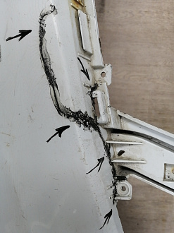 AA045848; Бампер передний; без паркт.; без омыват. (86511-4Y000) для Kia Rio/БУ; Оригинал; Р1, Мелкий дефект; 