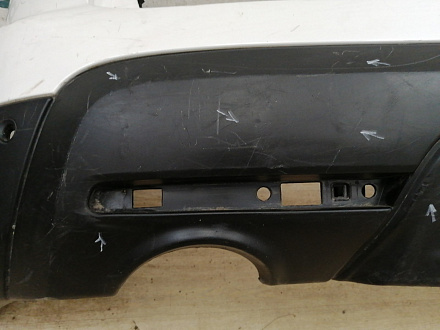 AA036651; Бампер задний; под паркт. (BB53-17D781-AHW) для Ford Explorer V (2011-2015)/БУ; Оригинал; Р1, Мелкий дефект; 