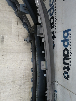 BA000249; Бампер передний; под паркт.; под омыват. (5M0807221N) для Volkswagen Golf Plus II (2009-2014)/БУ; Оригинал; Р1, Мелкий дефект; 