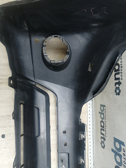 AA045965; Бампер передний; под паркт.; под омыват. (52119-60G50) для Toyota Land Cruiser Prado 150 рест. (2013 — 2017)/БУ; Оригинал; Р1, Мелкий дефект; 