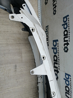 AA045915; Бампер передний; без паркт.; без омыват. (52119-02A90) для Toyota Auris I рест. (2010- 2013)/БУ; Оригинал; Р1, Мелкий дефект; 