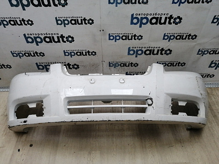 AA044883; Бампер передний; без паркт.; без омыват. (96648503) для Chevrolet Aveo I рест. Sedan (2006- 2011)/БУ; Оригинал; Р2, Удовлетворительное; 