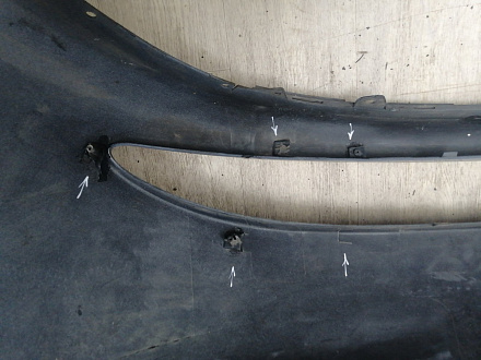 AA044986; Бампер передний; без паркт.; без омыват. (86511-2H000) для Hyundai Elantra IV (HD) (2006-2011)/БУ; Оригинал; Р1, Мелкий дефект; 