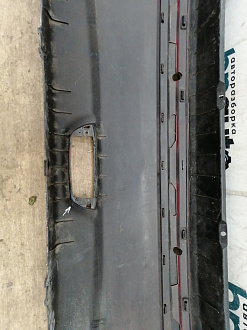 AA040262; Бампер задний; под паркт. (86611-1C310) для Hyundai Getz рест. (2005-2011)/БУ; Оригинал; Р1, Мелкий дефект; 