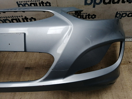 BA000147; Бампер передний; без паркт.; без омыват. (86511-1R000) для Hyundai/БУ; Оригинал; Р1, Мелкий дефект; 