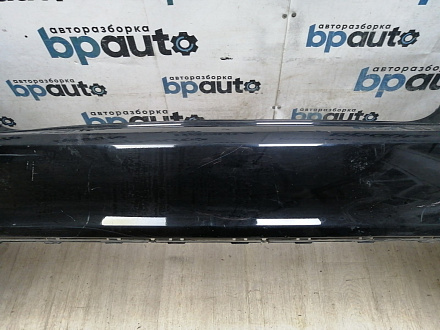 AA046120; Бампер задний; без паркт. (86611-4Y000) для Kia Rio III Sedan (2011- 2015)/БУ; Оригинал; Р1, Мелкий дефект; 