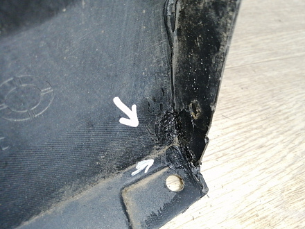 AA045411; Бампер передний; без паркт.; без омыват. (13225746) для Opel Astra/БУ; Оригинал; Р1, Мелкий дефект; 