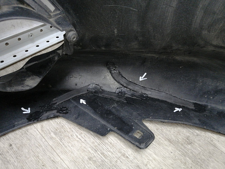 AA045399; Бампер передний; под паркт.; под омыват. (52119-06C40) для Toyota Camry/БУ; Оригинал; Р1, Мелкий дефект; 