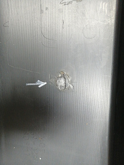 BA000211; Бампер задний; без паркт. (52159-02400) для Toyota Auris I (2007- 2010)/БУ; Оригинал; Р1, Мелкий дефект; 