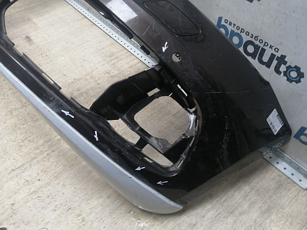 AA045796; Бампер передний; под паркт.; под омыват. (8R0 807 437 AH) для Audi Q5 I рест. (2012-2017)/БУ; Оригинал; Р1, Мелкий дефект; 