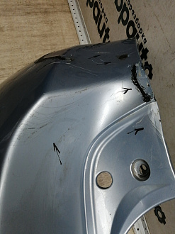 AA045812; Бампер задний; без паркт. (52159-02400) для Toyota Auris I (2007- 2010)/БУ; Оригинал; Р1, Мелкий дефект; 