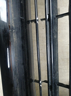 AA045787; Бампер передний; под паркт.; под омыват. (52119-06J20) для Toyota Camry 70 рест. (2021-2024)/БУ; Оригинал; Р1, Мелкий дефект; 