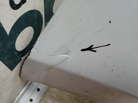 BA000257; Бампер передний, S-line; без паркт.; под омыват. (8R0 807 437 AC) для Audi Q5 I рест. (2012-2017)/БУ; Оригинал; Р1, Мелкий дефект; 