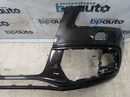 BA000256; Бампер передний, S-line; без паркт.; под омыват. (8R0 807 437 AC) для Audi Q5 I рест. (2012-2017)/БУ; Оригинал; Р1, Мелкий дефект; 