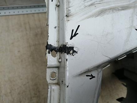 AA045805; Бампер передний, S-line; под паркт.; под омыват. (4G8 807 437 F) для Audi A7 I Sportback (2010-2014)/БУ; Оригинал; Р2, Удовлетворительное; 