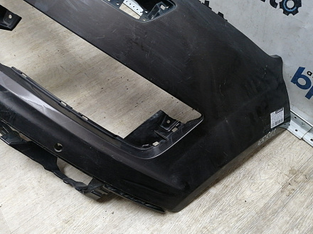 AA045518; Бампер передний; под паркт.; под омыват. (4L0 807 437 H) для Audi Q7 I рест. (2010-2015)/БУ; Оригинал; Р1, Мелкий дефект; 