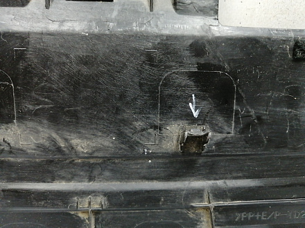 AA045212; Накладка заднего бампера, широкая (52162-60090 /50) для Toyota Land Cruiser Prado/БУ; Оригинал; Р2, Удовлетворительное;