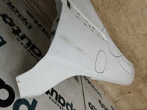 Фотография детали AA042514; Крыло переднее левое (GX63-16145-AC) для Jaguar XF II (2016-2020)/БУ; Оригинал; Р3, Под восстановление; . Фото номер 13